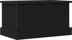 vidaXL Κουτί αποθήκευσης Μαύρη δρυς 50 x 30 x 28 cm Επεξεργασμένο Ξύλο
