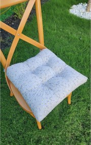 Stewehome Μαξιλάρι καθίσματος με δέσιμο μπλε 10x11 cm