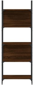 vidaXL Βιβλιοθήκη 5 Επιπέδων Καφέ Δρυς 60,5x24x166,5εκ. Επεξεργ. Ξύλο
