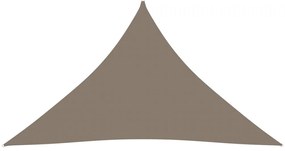 vidaXL Πανί Σκίασης Τρίγωνο Taupe 5 x 5 x 6 μ. από Ύφασμα Oxford