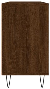 vidaXL Ντουλάπι Μπάνιου Καφέ Δρυς 80 x 33 x 60 εκ. Επεξεργασμένο Ξύλο