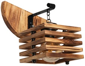 Φωτιστικό Τοίχου - Απλίκα Derin 534LUN3847 15x25cm 1xE27 40W Natural Opviq