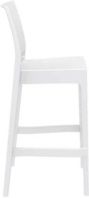Σκαμπό Μπαρ Maya 75 White