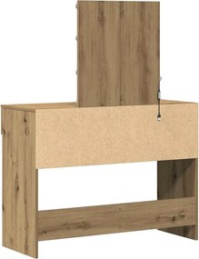 vidaXL Τραπέζι περιποίησης Artisan Oak 100 x 40 x 130 εκ