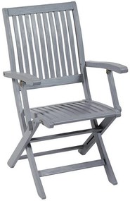 Πολυθρόνα Πτυσσόμενη ESP-A-02EN Light Grey 56X62X97cm
