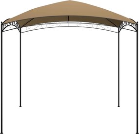 vidaXL Κιόσκι Taupe 3 x 3 x 2,65 μ. 180 γρ./μ²