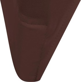 vidaXL Καλύμματα Καρέκλας Ελαστικά 6 τεμ. Καφέ