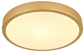 Πλαφονιέρα Φωτιστικό Οροφής LED 15W Χρυσό Tibey Φ25 12381-15 Globo Lighting-12381-15-Χρυσό 12381-15
