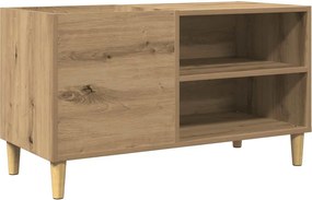 ντουλάπι δίσκων vidaXL Δρυς τεχνίτης 84,5x38x48 cm Κατασκευασμένο ξύλο