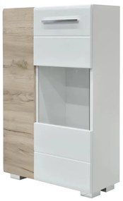 MATIS Βιτρίνα επιδαπέδια Barcelona Δρυς γκρι Matis670244