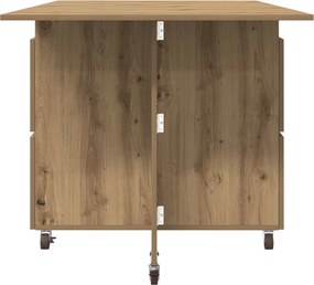 vidaXL Τραπέζι φαγητού 140 x 80 x 77 cm Επεξεργασμένο Ξύλο