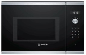 Bosch BFL554MS0 Εντοιχιζόμενος Φούρνος Μικροκυμάτων 25lt Μαύρος 900W