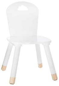 Παιδική καρέκλα Playful pakoworld λευκό 32x31.5x50εκ