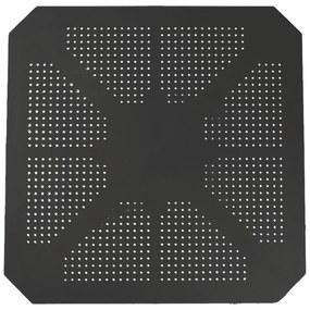Τραπέζι Icon  PP σε ανθρακί απόχρωση 80x80x74.5εκ 80x80x74.5 εκ.