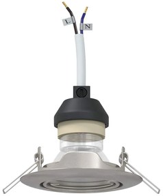 vidaXL Spotlights με προβολείς 24 pcs Ασημί 9 x 9 εκ. Μέταλλο
