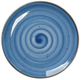 Πιάτο Πορσελάνινο Terra Φρούτου Σετ 6 τμχ Tlf103K6 Φ19cm Blue Espiel Πορσελάνη