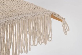 Ομπρέλα Κήπου Macrame Ξύλο Μπεζ 250*250*254εκ. - Μπεζ