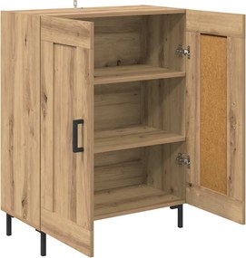 vidaXL Πλαϊνό γραφείο Artisan Oak 69,5 x 34 x 90 εκ.