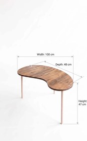 Τραπεζάκι Σαλονιού Πεύκο LOPRA 100x48x47
