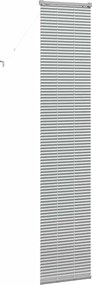 vidaXL Βενετσιάνικες Ρόδες Ασημί 220 x 45 εκ Αλουμίνιο