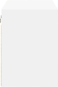 vidaXL ντουλάπι τοίχου γκαράζ Λευκό κατασκευασμένο ξύλο