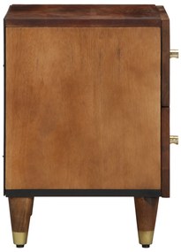 vidaXL κομοδίνο 40x33x46 εκ. Μασίφ ξύλο μάνγκο