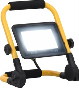 vidaXL Προβολέας LED με Λαβή Ψυχρό Λευκό 30 W