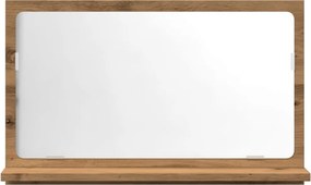 vidaXL Ντουλάπι καθρέφτη μπάνιου Artisan Oak Κατασκευασμένο ξύλο