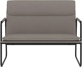 vidaXL Πάγκος Taupe 100 x 64 x 80 εκ. Υφασμάτινος