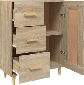 vidaXL Ντουλάπι Sonoma Δρυς 69,5 x 34 x 90 εκ. από Επεξεργασμένο Ξύλο