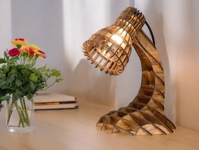 Σετ των 2 Intra απο ξύλο plywood 3mm-4mm πάχος – Ξύλινο Φωτιστικό Επιτραπέζιου Βάσης 50x60 cm INTRAVECTRY-MY554094