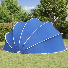 vidaXL Θόλος πισίνας 500 x 500 x 236 εκ. Αζούρ Μπλε