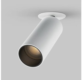 Χωνευτό Σποτ Φωτιστικό Οροφής LED 12W Λευκό 3000K Περιστρεφόμενο Focus Led C053CL-L12W3K-W-W Maytoni C053CL-L12W3K-W-W