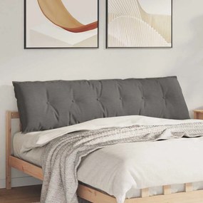 vidaXL Μαξιλάρι Πλάτης Ανοιχτό γκρι 180 x 50 x 19 cm