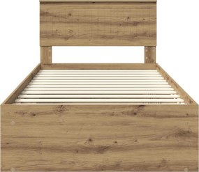 vidaXL Σκελετός Κρεβατιού Artisan Δρυς 100 x 200 cm