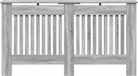 vidaXL Καπάκι Καλοριφέρ Γκρι Sonoma 152 x 19 x 81,5 cm