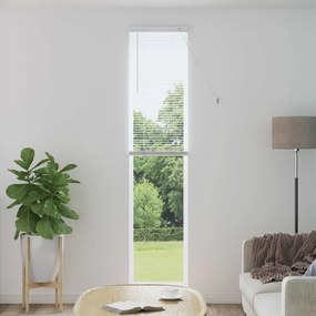 vidaXL Βενετσιάνικη Σκίαση Λευκός 213 x 60 εκ 25 mm PVC