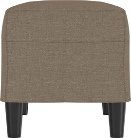 vidaXL Πάγκος Taupe 70 x 35 x 41 εκ. Υφασμάτινος