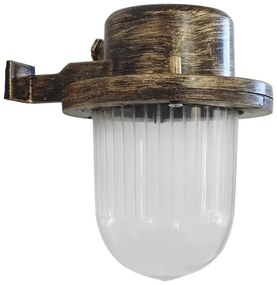 Απλίκα Φωτιστικό Τοίχου μπρονζέ  Aris SLP-600A Heronia-07-1250-Μπρονζέ 07-1250
