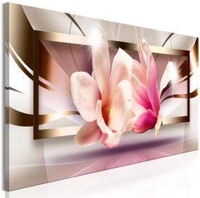 Πίνακας - Flowers outside the Frame (1 Part) Narrow 150x50