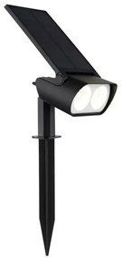 Ηλιακό Φωτιστικό Καρφωτό/Επίτοιχο LED 0,2W Μαύρο IP65 36020 Globo Lighting-36020-Μαύρο 36020