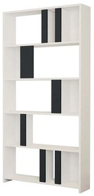Βιβλιοθήκη Lima 845HCT3635 90x20x180cm White-Anthracite