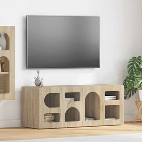 vidaXL Ντουλάπι TV Δρύς Sonoma 100 x 35 x 40 εκ Επεξεργασμένο ξύλο