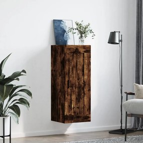 VidaXL Ντουλάπι Τοίχου Καπνιστή Δρυς 34,5 x 34 x 90 εκ. Επεξεργ. Ξύλο