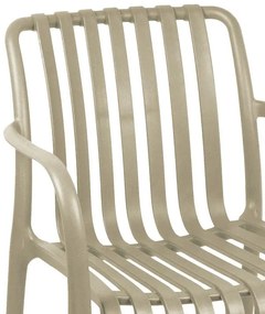 Καρέκλα - Πολυθρόνα Zoi C007 pp σε cappucino απόχρωση 58.5x54x80 εκ. 58.5x54x80 εκ.