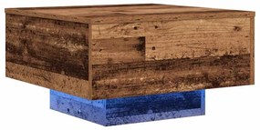 vidaXL Τραπεζάκι Σαλονιού Παλαιό ξύλο 55 x 55 x 31 εκ