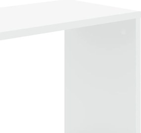 vidaXL Βιβλιοθήκη 5 Επιπέδων Λευκή 80,5x23,5x162,5 εκ. Επεξεργ. Ξύλο