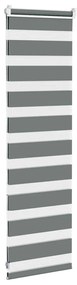 ZEBRA BLIND ΣΚΟΥΡΟ ΓΚΡΙ 40X100 CM ΠΛΑΤΟΣ ΥΦΑΣΜΑΤΟΣ 35,9 CM 4014093