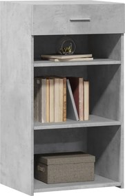 vidaXL Ντουλάπι Γκρι Σκυροδέματος 50x42,5x93 εκ. Επεξεργασμένο Ξύλο