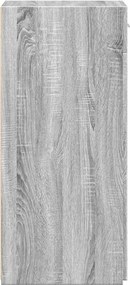 vidaXL Ντουλάπι Γκρι Sonoma 40x42,5x93 εκ. από Επεξεργασμένο Ξύλο